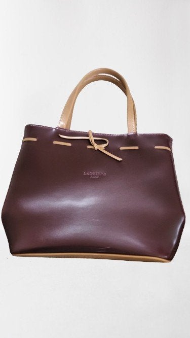Bordeaux handtasje merk Lagritte, Ophalen of Verzenden, Beige, Handtas