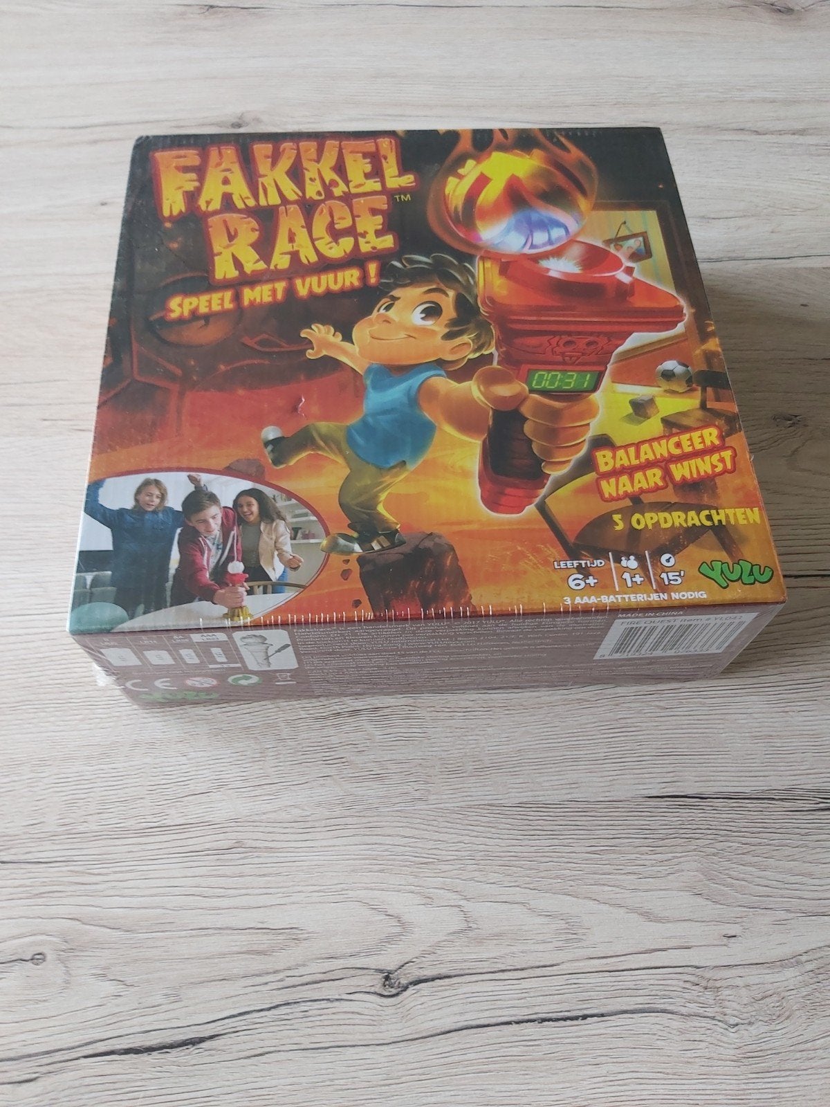 Spel Fakkelrace, Ophalen