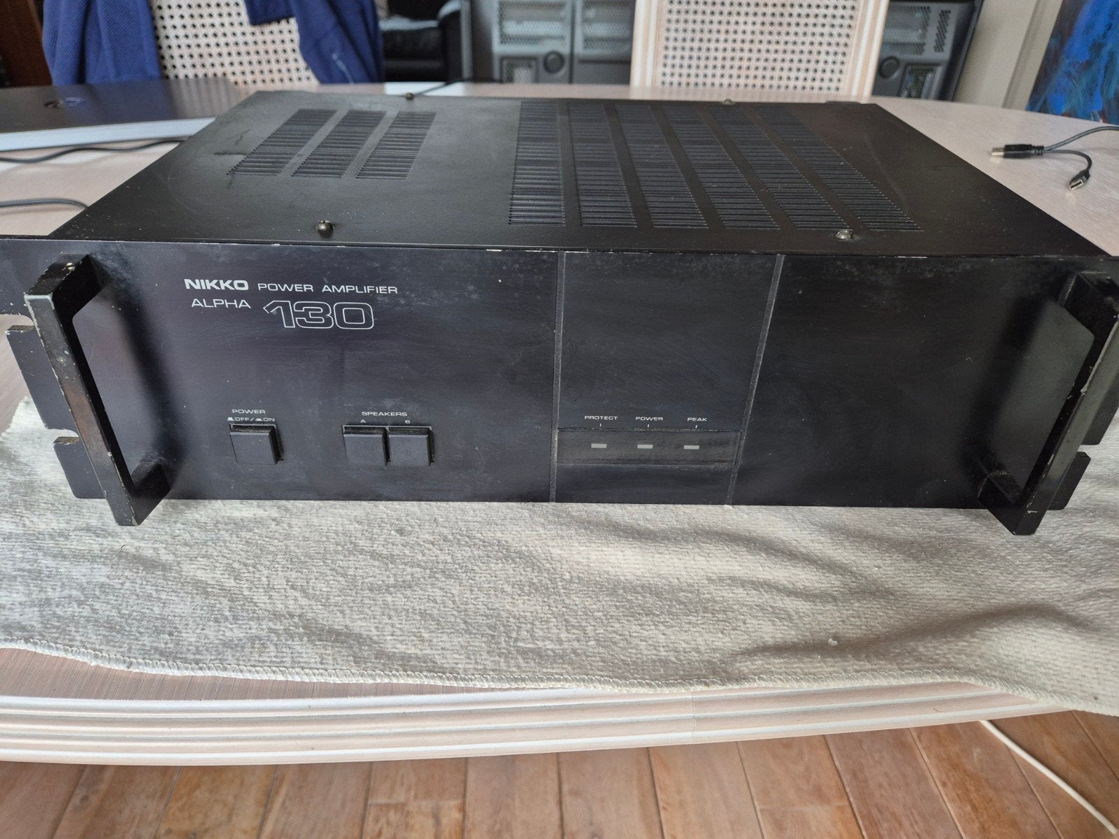 AMPLIFICATEUR DE PUISSANCE NIKKO ALPHA 130, Enlèvement, Utilisé, Stéréo, Autres marques