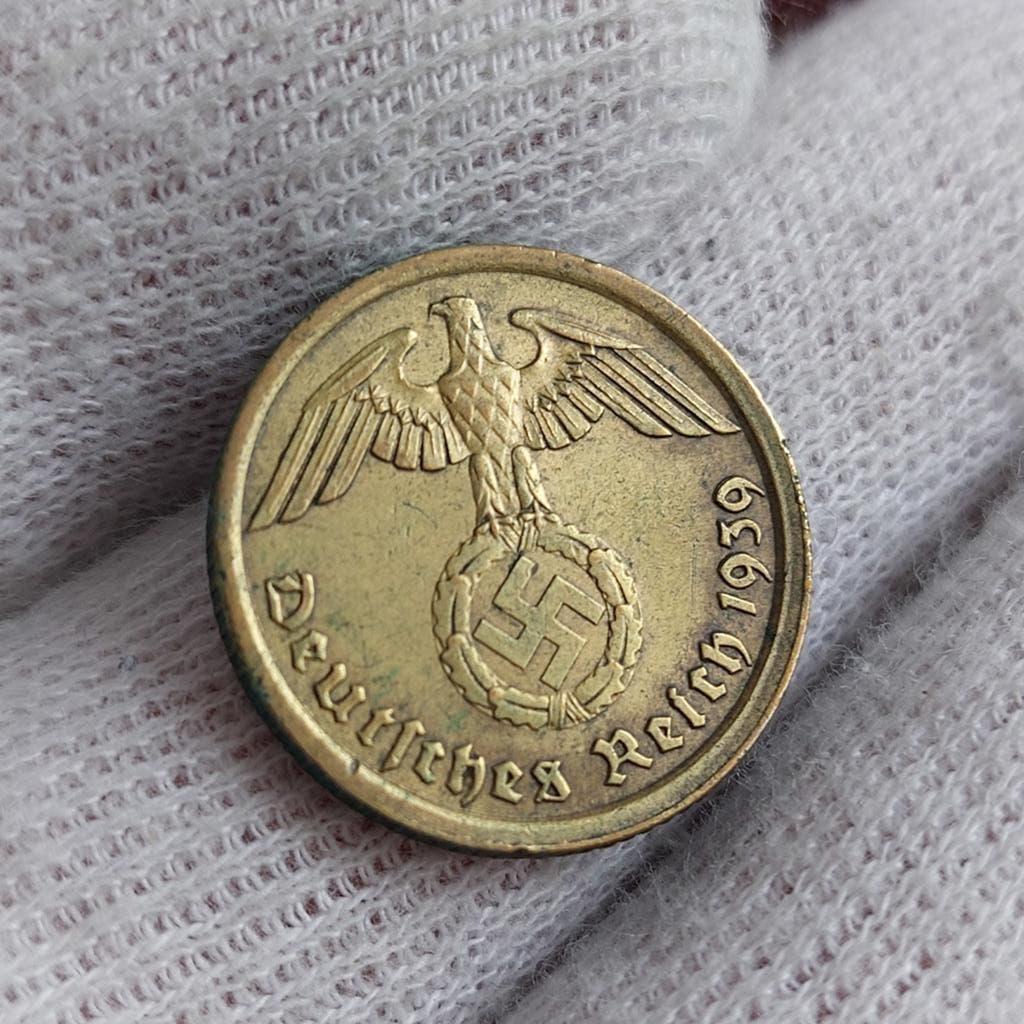 Munt / Duitsland / 10 Reichspfennig / III Reichs / 1939 A, Postzegels en Munten, Munten | Europa | Niet-Euromunten, Ophalen of Verzenden
