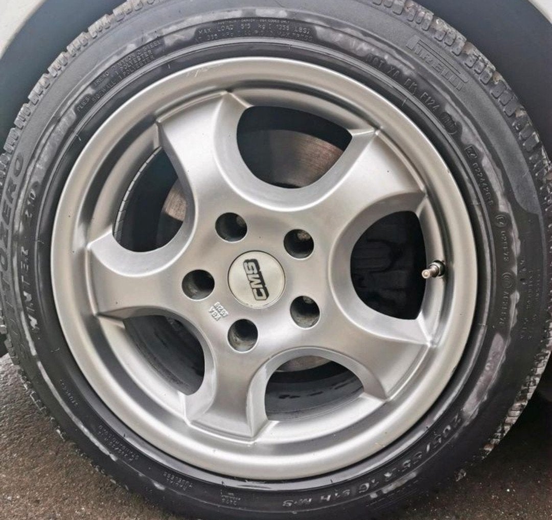 jantes alu 16 pneus hiver BMW bon etat échange possible, Pneus hiver, Enlèvement ou Envoi, 16 pouces, Pneu(s)