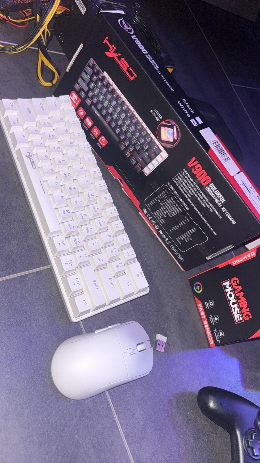 Gaming keyboard + muis te koop, Ophalen, Zo goed als nieuw