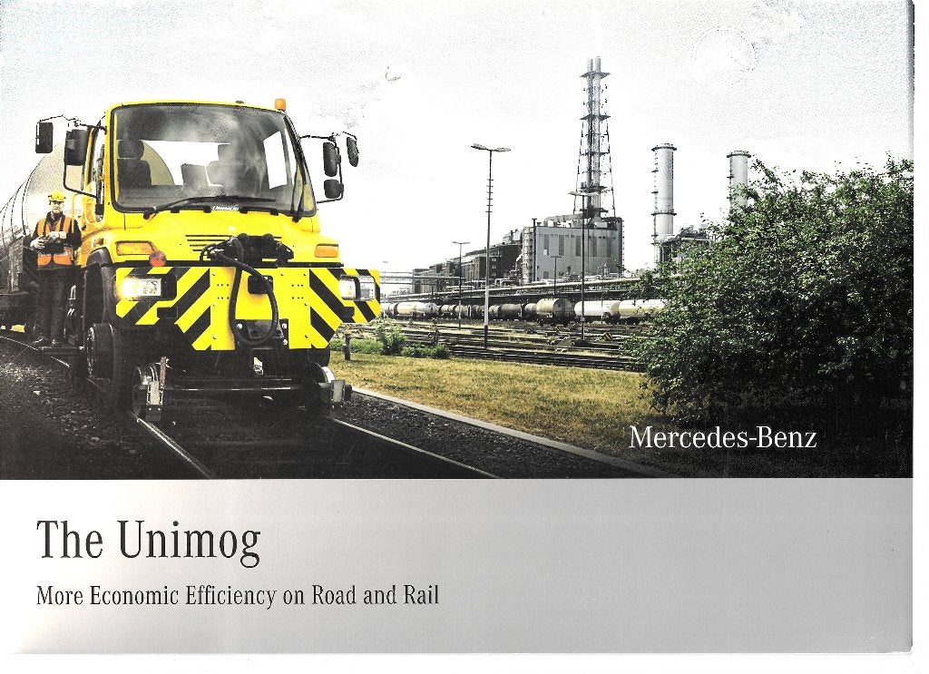 MERCEDES UNIMOG ROAD RAILER, Ophalen of Verzenden, Zo goed als nieuw, Mercedes