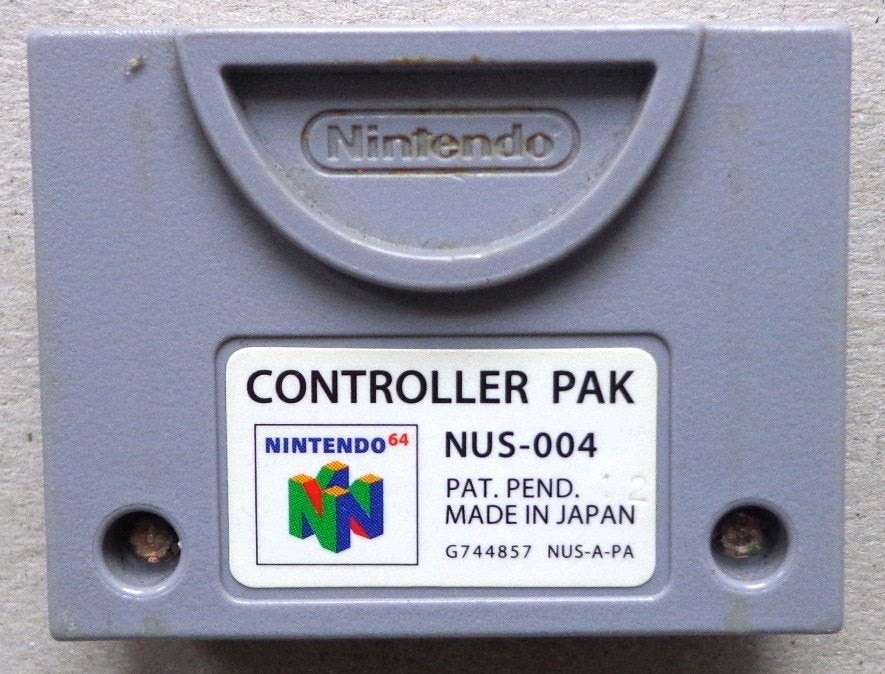 Origineel Controller / Memory pak voor de Nintendo 64, Games en Spelcomputers, Games | Nintendo 64, Ophalen of Verzenden, Gebruikt