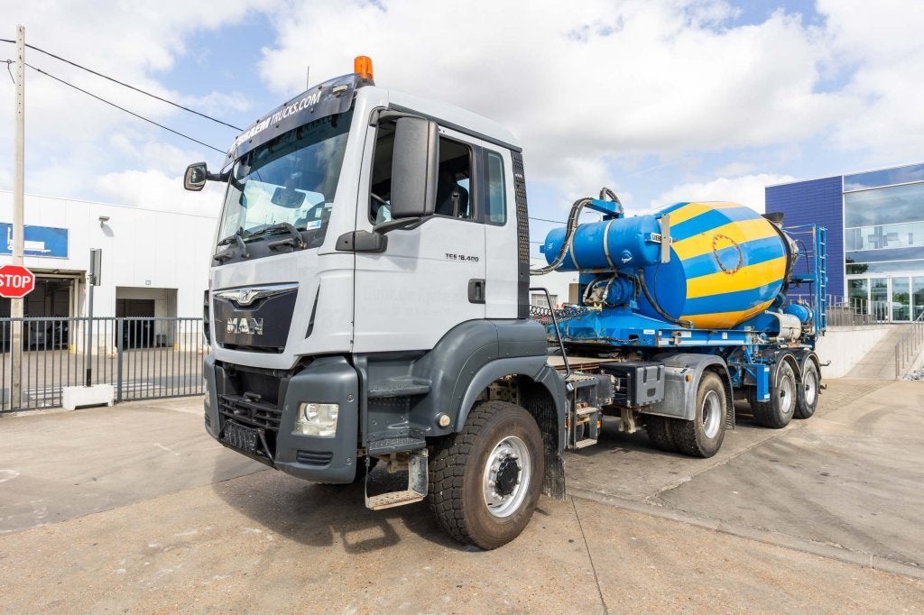 MAN TGS 18.400 BLS-4X4+LIEBHERR 10M3(2018), Argent ou Gris, Achat, Euro 6, Entreprise