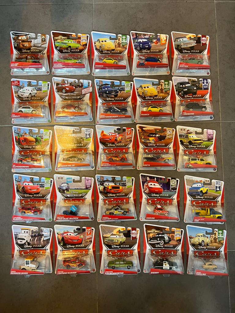 Disney Pixar Cars McQueen Shérif Sarge Mater, Enlèvement ou Envoi, Comme neuf