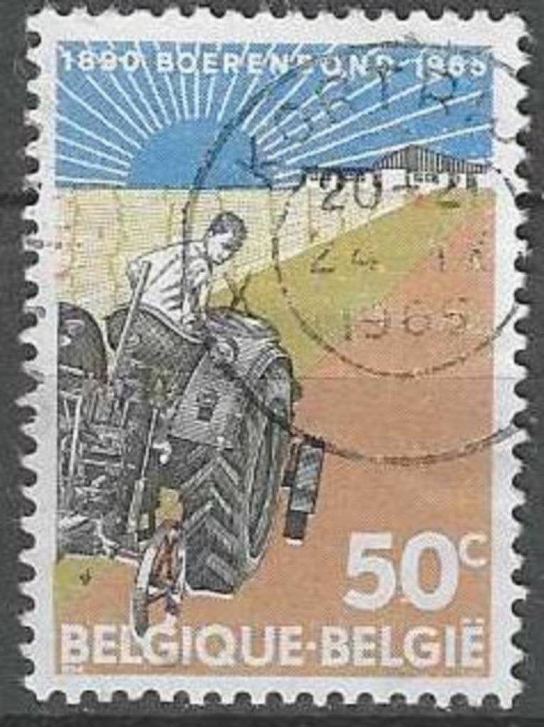 Belgique 1965 - Yvert/OBP 1340 - L'Union des agriculteu (ST), Envoi, Affranchi, Oblitéré