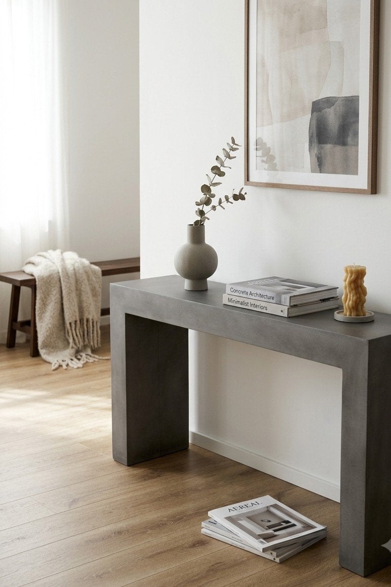 Console en beton mineral maison du monde, Maison & Meubles, Tables | Dessertes, Enlèvement