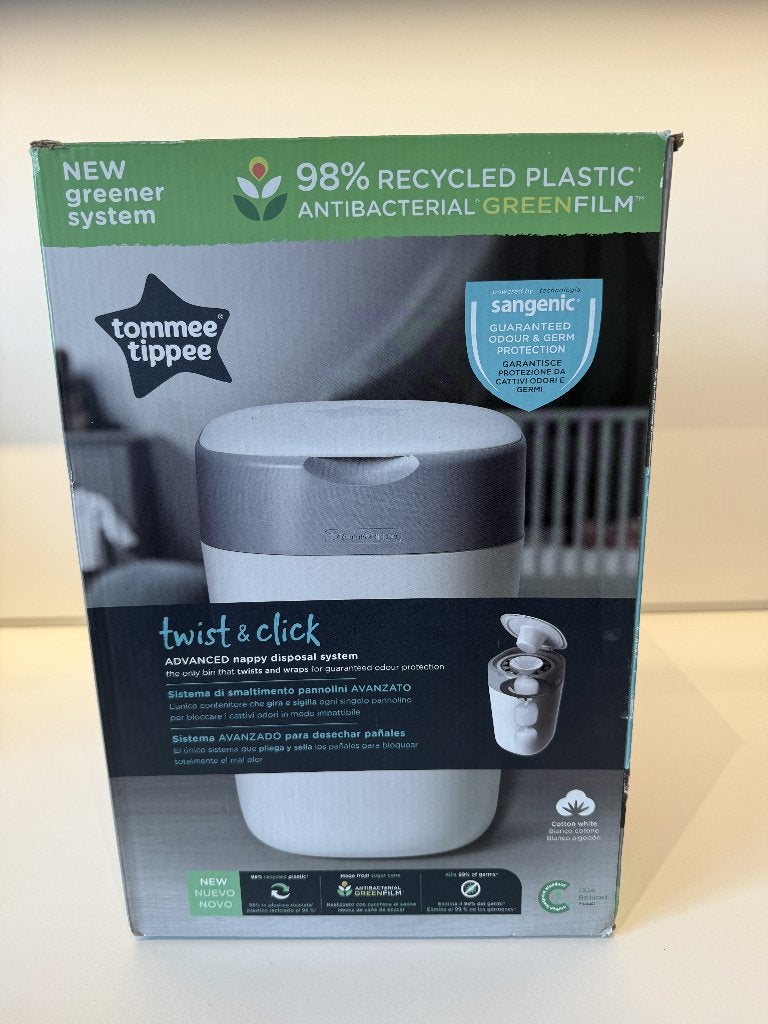 Seau à couches Tommee Tippee Twist & Click NEUF non utilisé, Autres marques, Comme neuf, Enlèvement, Standard