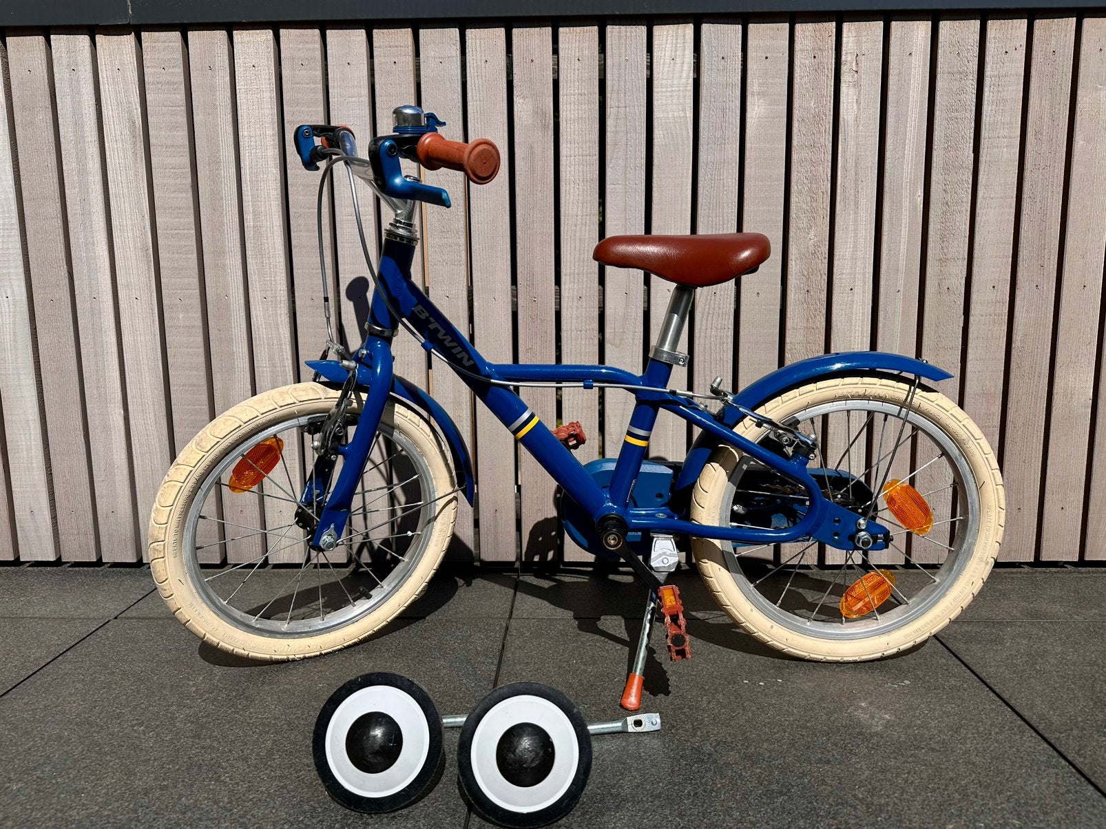 Vélo enfant B'TWIN 900 City 16’ (Aluminium) + Stabilisateurs, Enlèvement, Utilisé, 16 à 20 pouces, Stabilisateurs