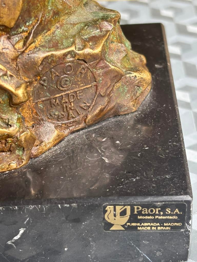 Bronzen beeld Paor A., Antiek en Kunst, Ophalen of Verzenden, Brons