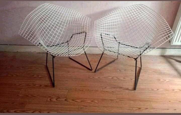 Fauteuil vintage bertoia knoll années 70, Ophalen