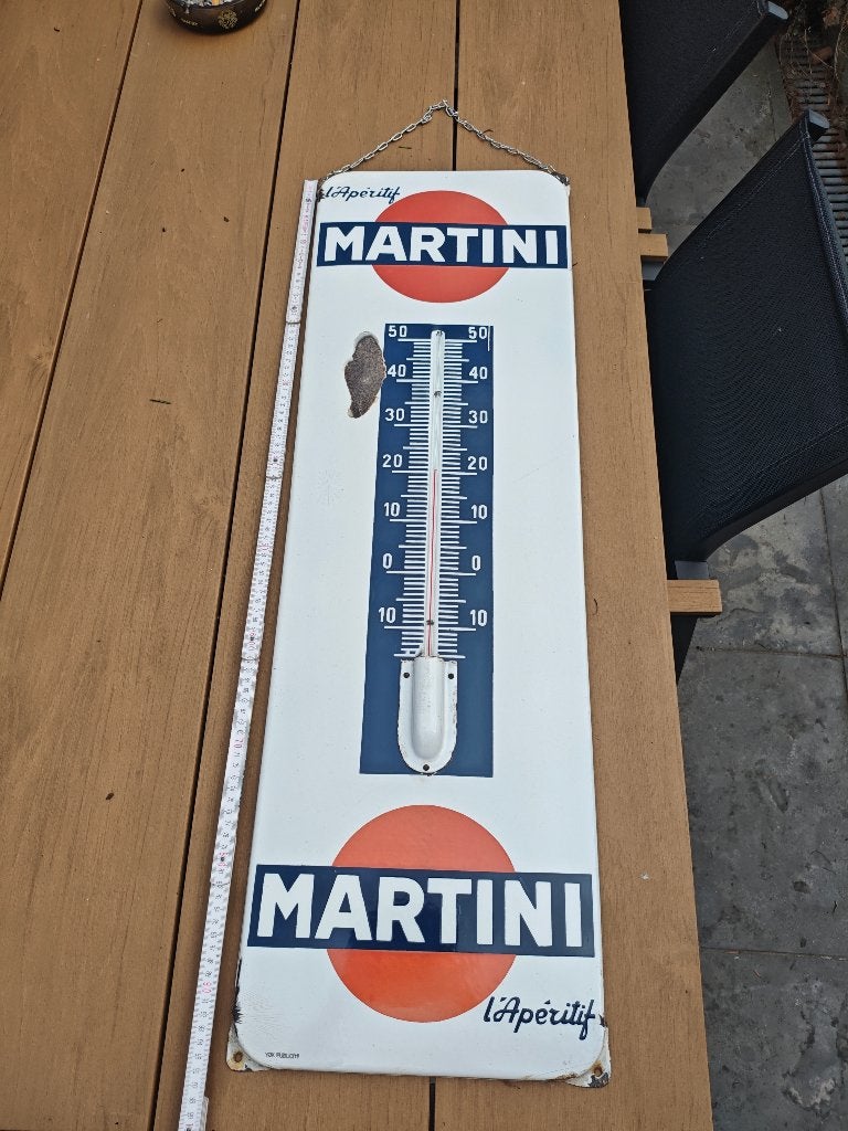 Emaille martini thermometer, Verzamelen, Ophalen