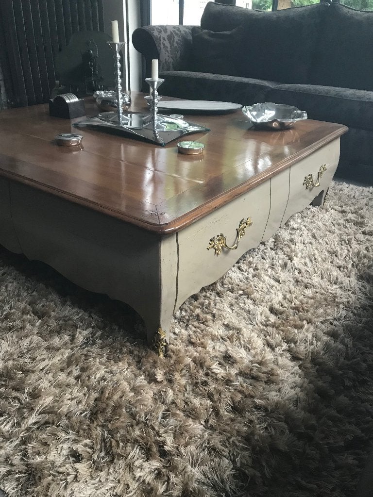table basse, Maison & Meubles, Tables | Tables de salon, 100 à 150 cm, Enlèvement, Chêne, Carré