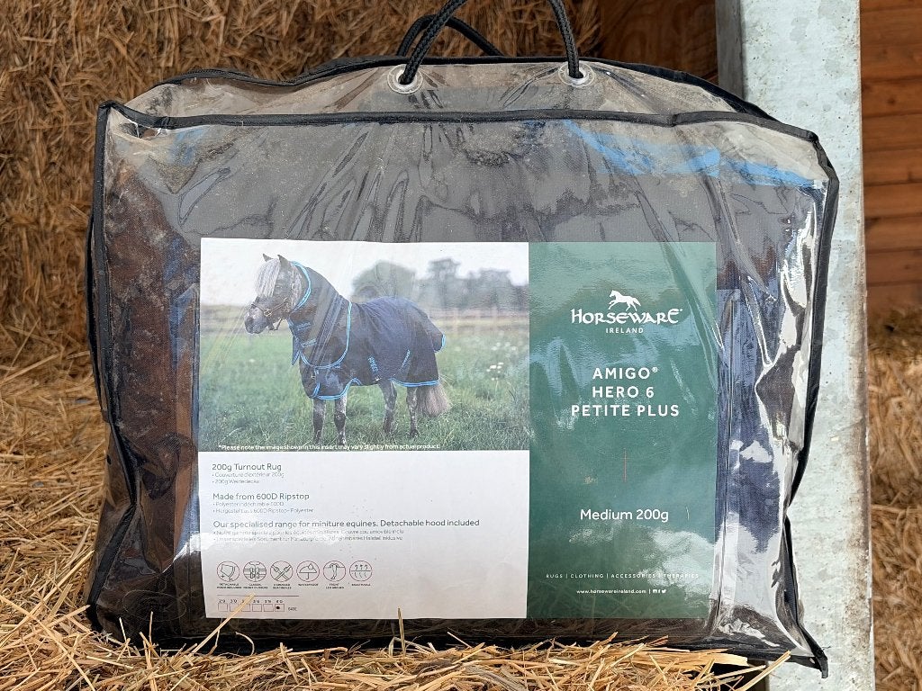 NIEUWE Horsewear Amigo Pony Deken Met Hals 4’0”, Shetlander/Mini, Verzenden, Blauw, Nieuw