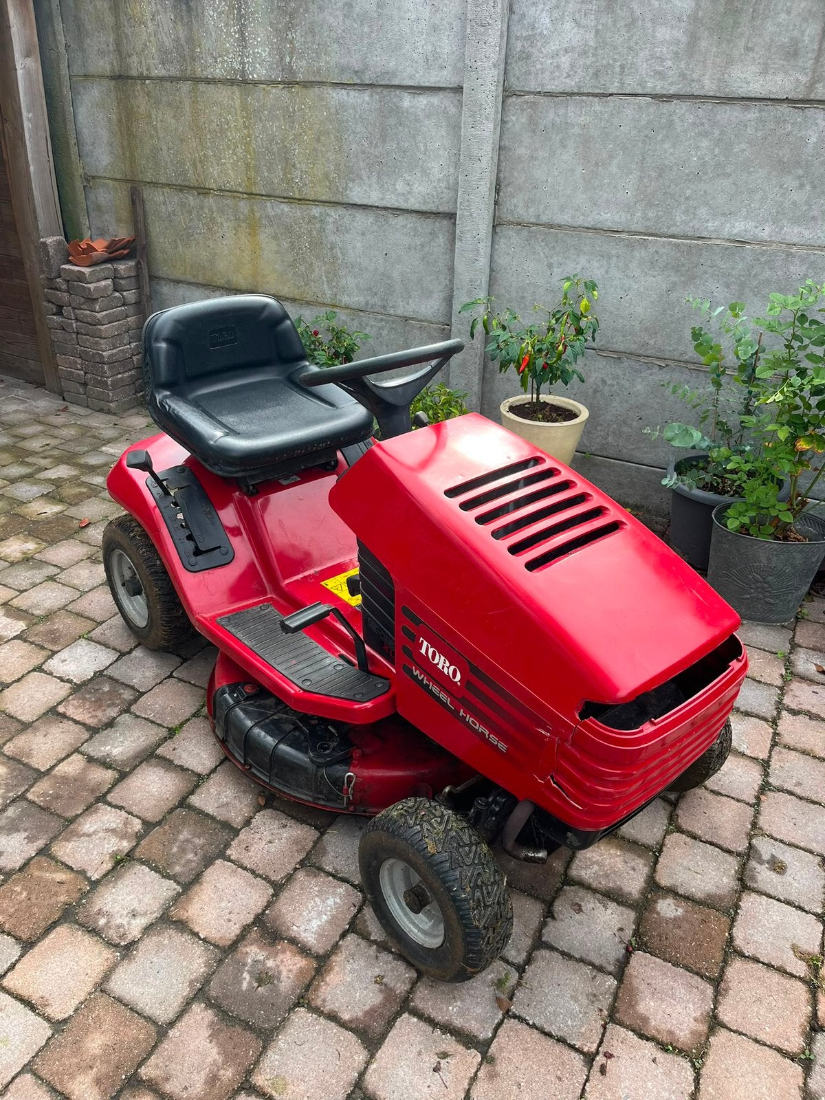 Toro  Wheel Horse zitmaaier mulcher 12-32 XL, Jardin & Terrasse, Enlèvement, Utilisé, Vitesses