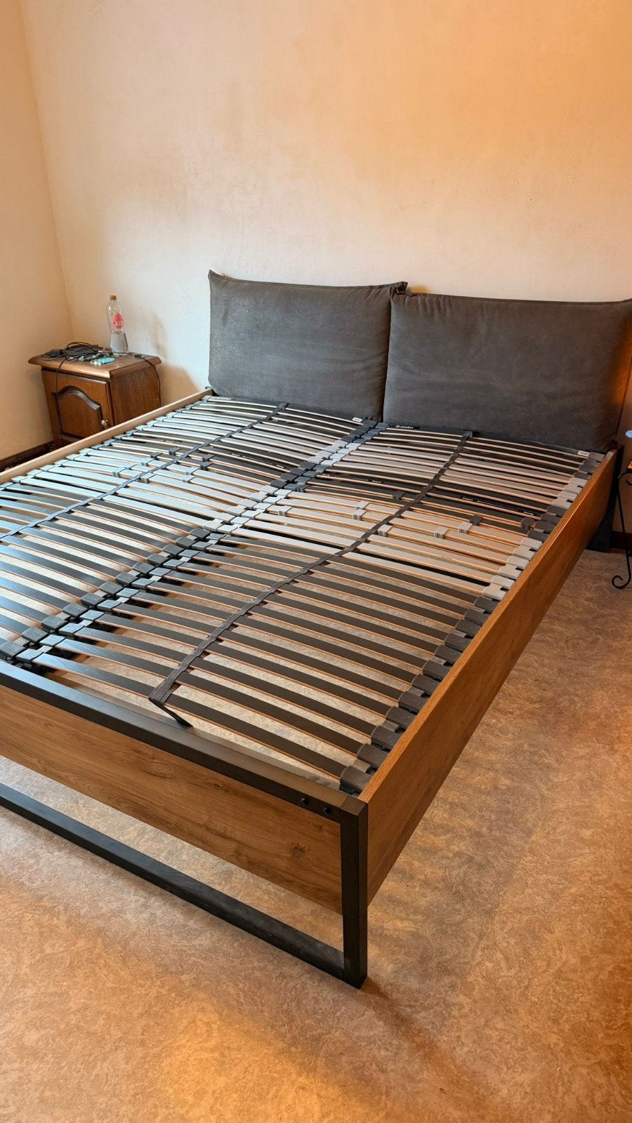 dubbel bed, Ophalen