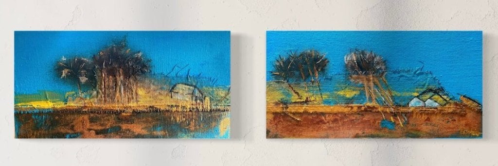 Kunsthandel Gennep - "Echo Van Het Verleden", Antiek en Kunst, Kunst | Schilderijen | Modern, Ophalen of Verzenden, Gesigneerd