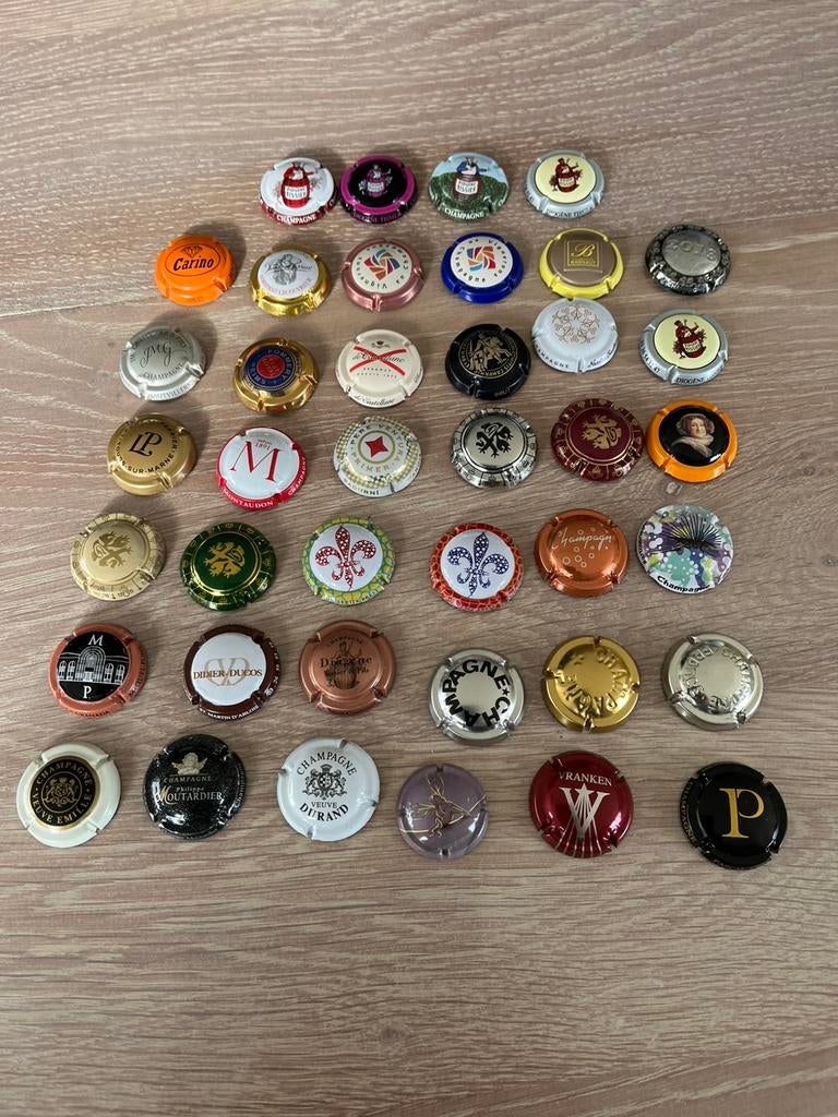 40 verschillende champ caps, Ophalen of Verzenden