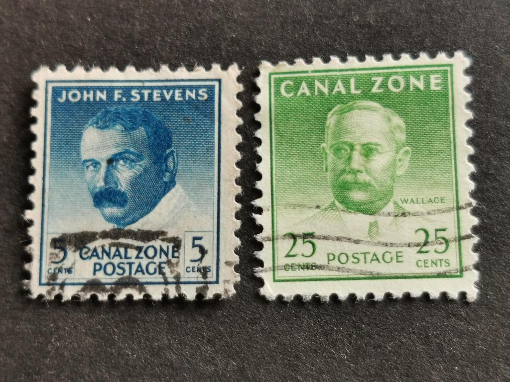 Zone du canal de Panama 1946 - personnages célèbres, Enlèvement ou Envoi, Affranchi, Amérique centrale