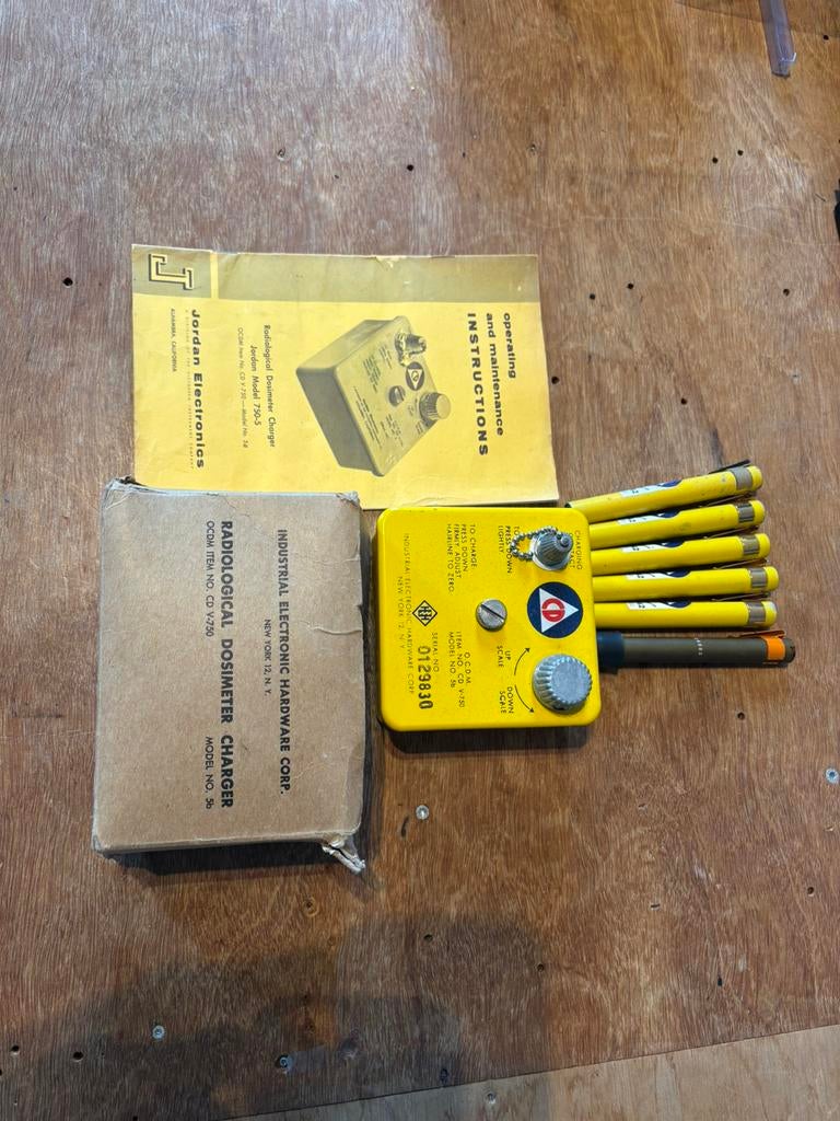 Dosimètre et chargeurs CDV 750, Bricolage & Construction, Instruments de mesure, Utilisé, Autres appareils de mesure ou compteurs