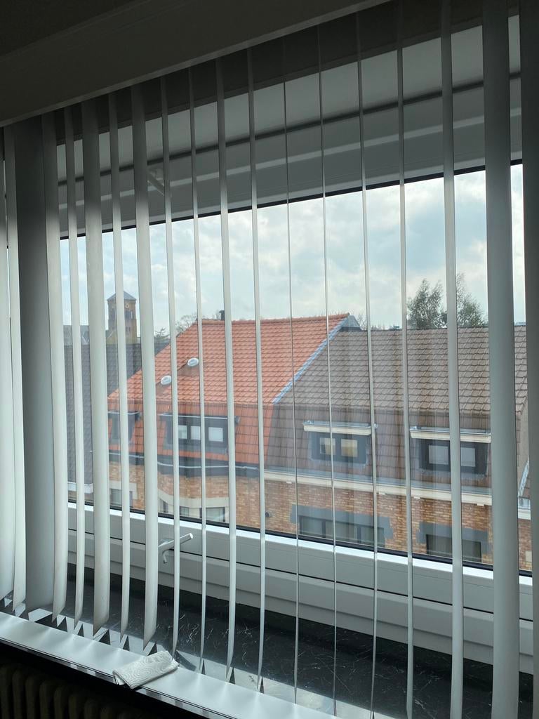 PVC verticale lamellen wit - 4 stuks, Ophalen of Verzenden, Gebruikt, Wit