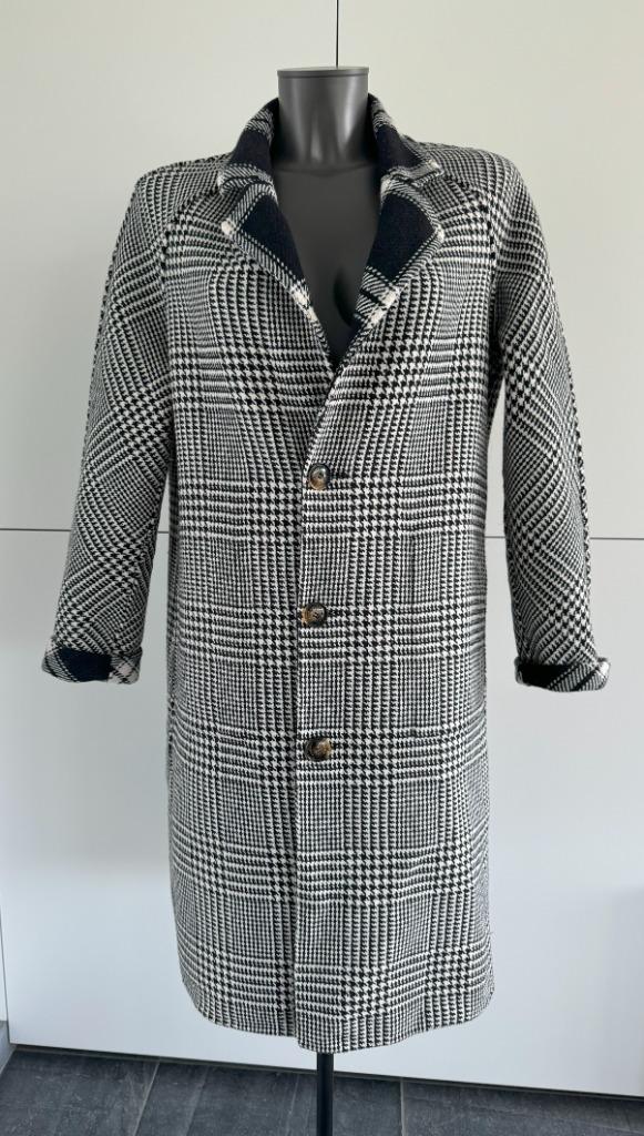 Mantel (38) van Xandres !, Kleding | Dames, Maat 38/40 (M), Verzenden, Zo goed als nieuw, Grijs