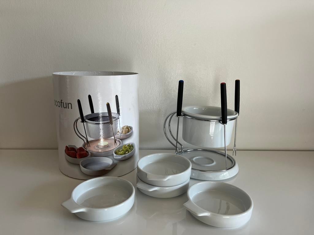 Chocofun chocolade fondue set., Ophalen, Gebruikt