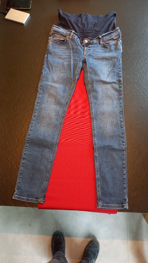 Noppies Zwangerschapsbroek M, Kleding | Dames, Zwangerschapskleding, Maat 38/40 (M), Blauw, Ophalen of Verzenden, Zo goed als nieuw