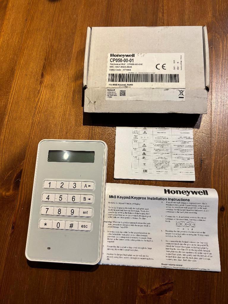 clavier alarme alphanumérique Honeywell CP050-00-01 E, Enlèvement ou Envoi, Autres types, Appel d'alerte à une centrale, Neuf