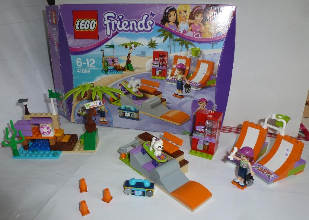 LEGO Friends Heartlake Skate Park - 41099, Enlèvement ou Envoi, Comme neuf, Ensemble complet, Lego