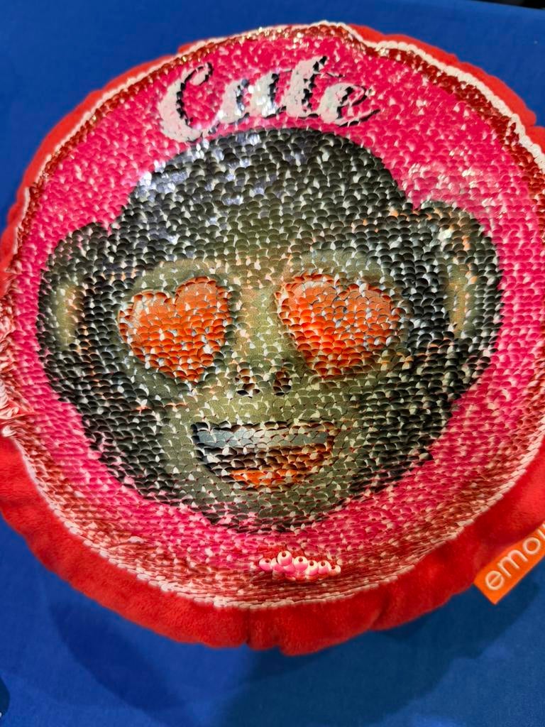 Kussen emoji, Ophalen of Verzenden, Zo goed als nieuw, Overige typen