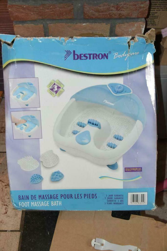 Bain de massage pour les pieds, Ophalen, Gebruikt