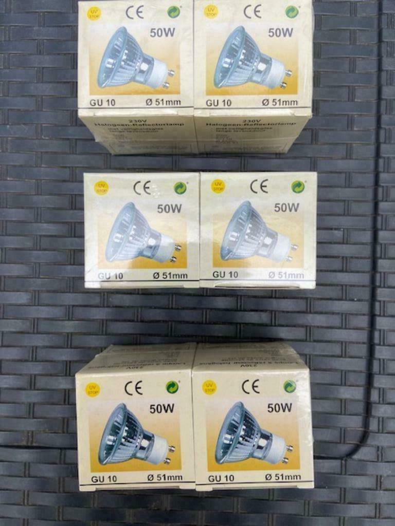 Halogeen-reflectorlamp 50W, Enlèvement, Neuf, Verre, Spot encastrable ou Spot mural