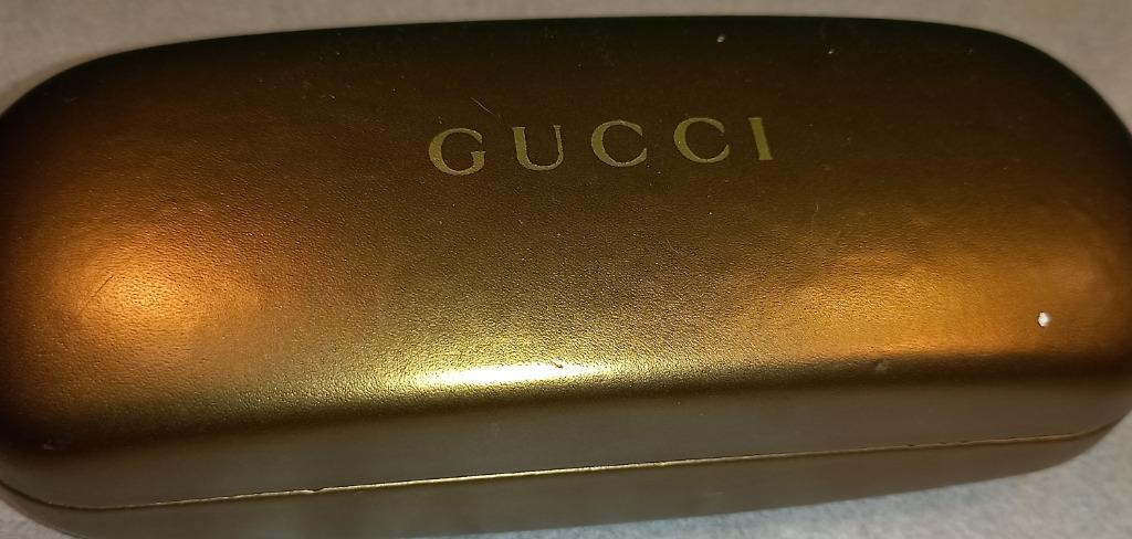 GUCCI BRIL FRAME (ZONDER GLAS) IN ORIGINELE DOOS, Overige merken, Beige, Ophalen of Verzenden, Zo goed als nieuw