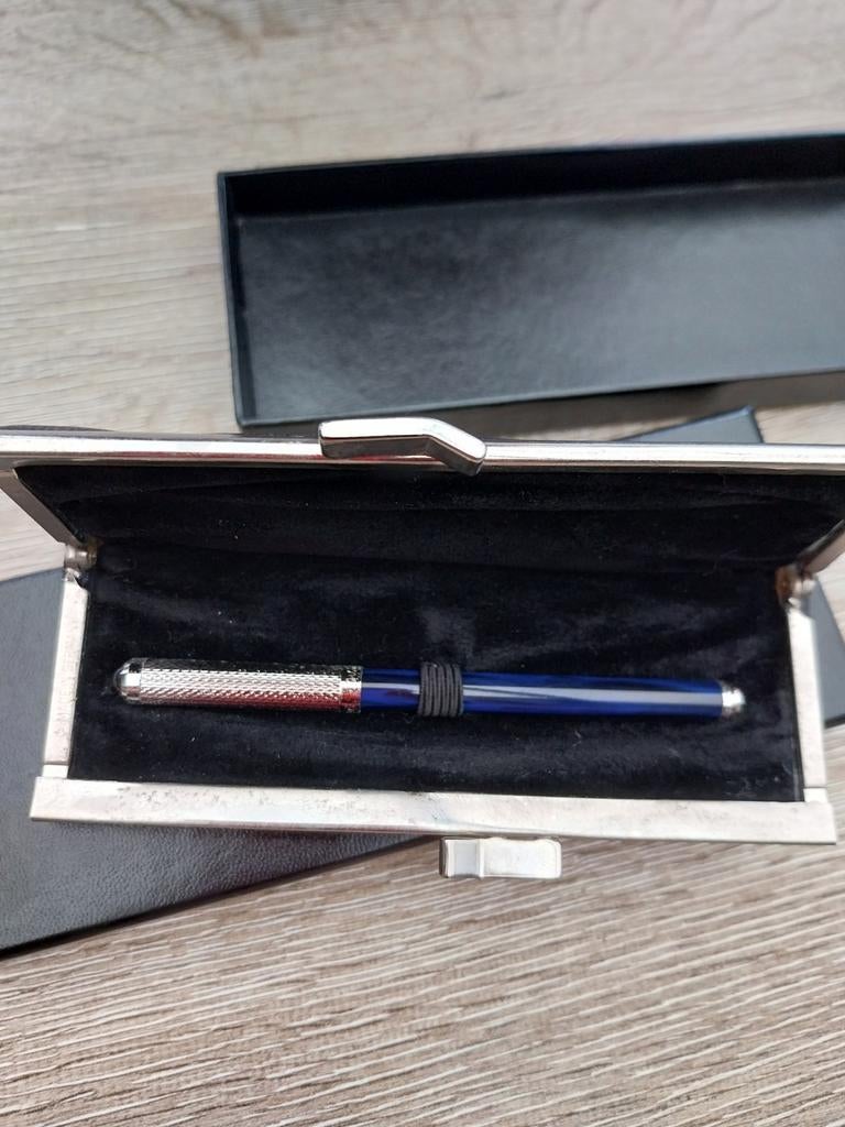 Zilveren balpen WALDMANN nóóit gebruikt, collectors item, Verzamelen, Ophalen of Verzenden, Nieuw, Balpen, Overige merken