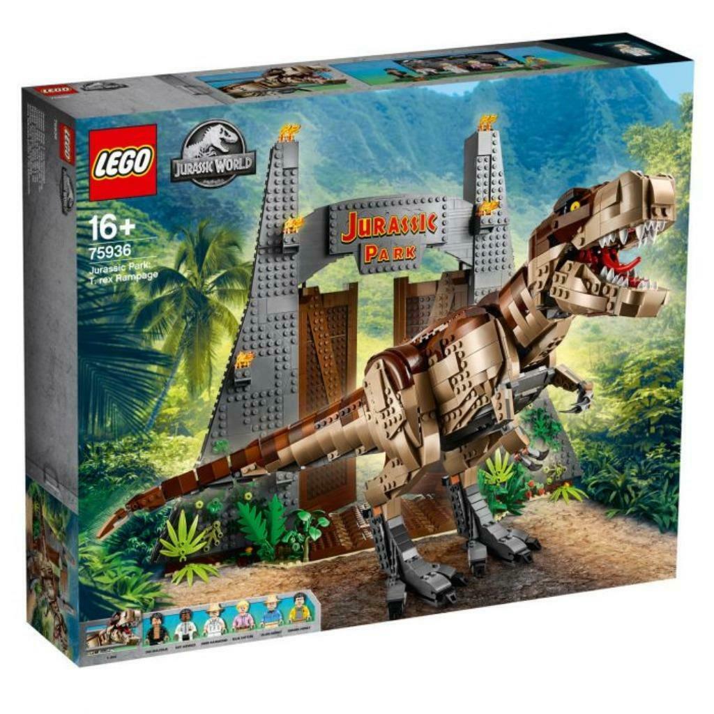 Lego 75936 Le carnage du T-Rex, Enlèvement, Neuf, Ensemble complet, Lego