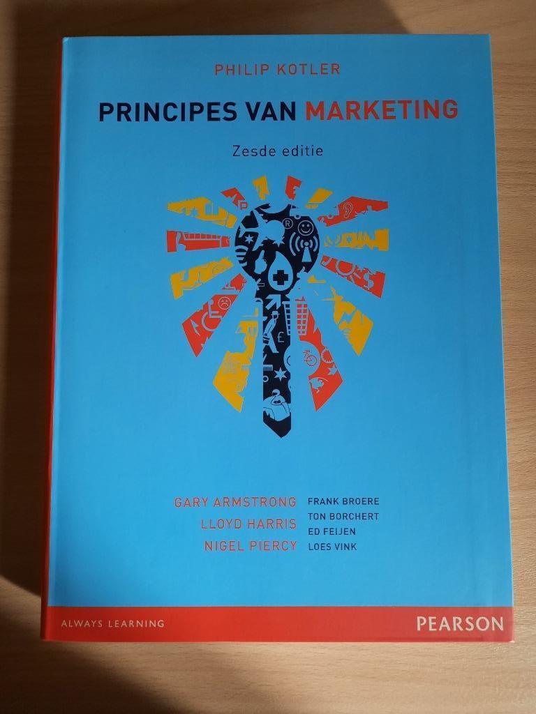 studieboek : Principes van Marketing, Boeken, Studieboeken en Cursussen, Ophalen, Zo goed als nieuw, Hoger Onderwijs
