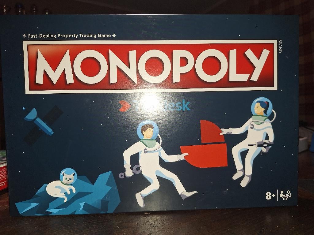 MONOPOLY TOPDESK, Cinq joueurs ou plus, Enlèvement ou Envoi, Comme neuf, Hasbro