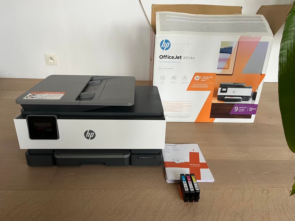 HP printer Office Jet 8014e, Enlèvement, Utilisé, Inventaire complet