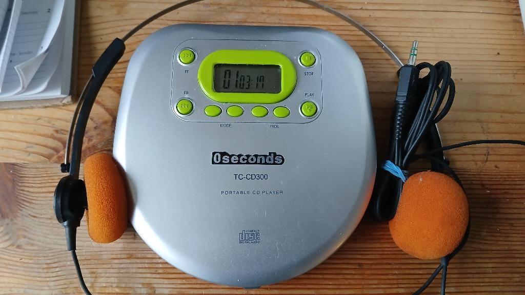 discman volledig draagbare audio-cd, Ophalen of Verzenden, Gebruikt, Overige merken, Draagbaar