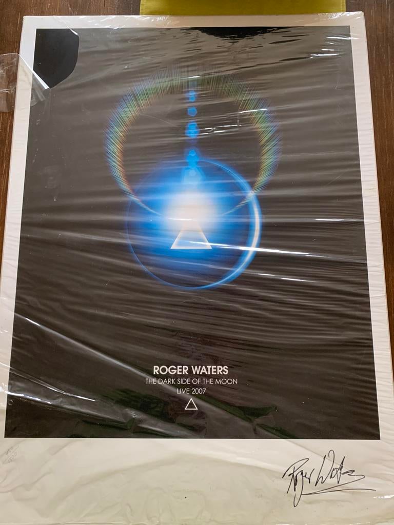 The dark side of the moon ( roger waters ), Enlèvement, Neuf, Affiche, Œuvre d'art ou Peinture, Signé