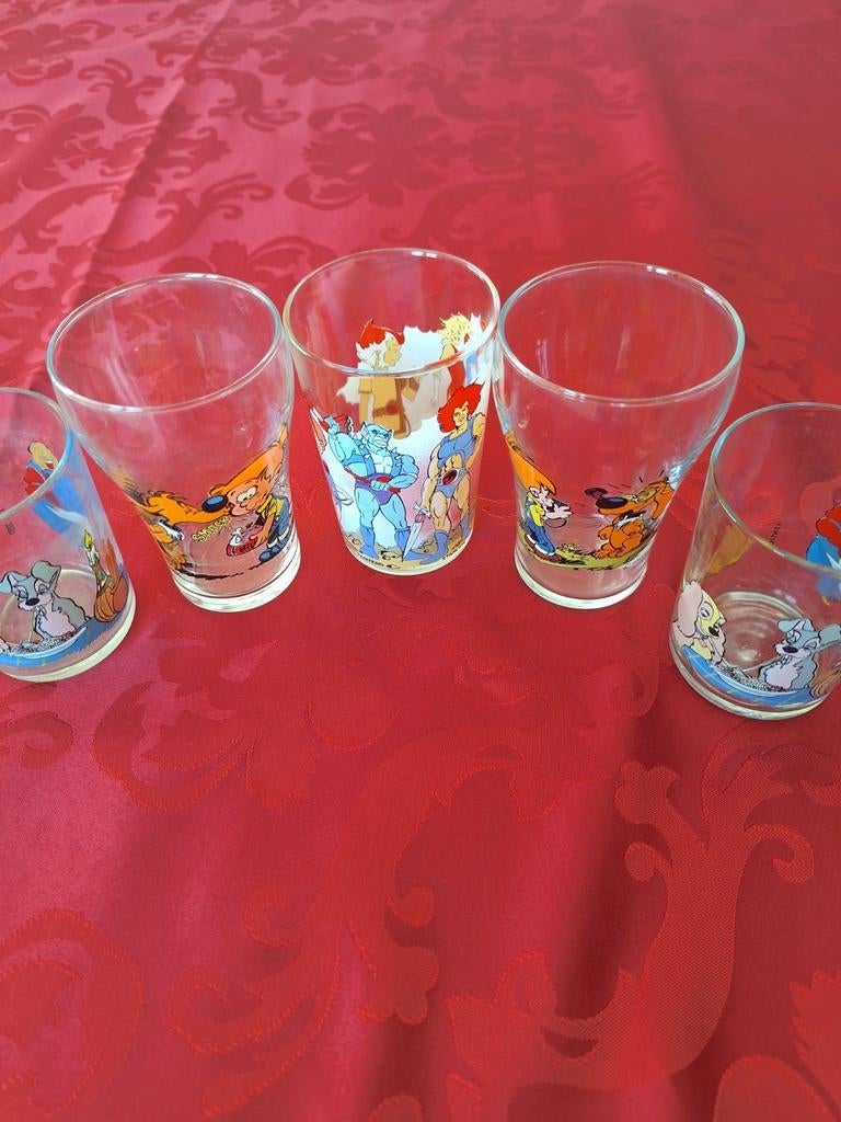 5 verres Disney et Roba, Enlèvement, Utilisé, Autres types