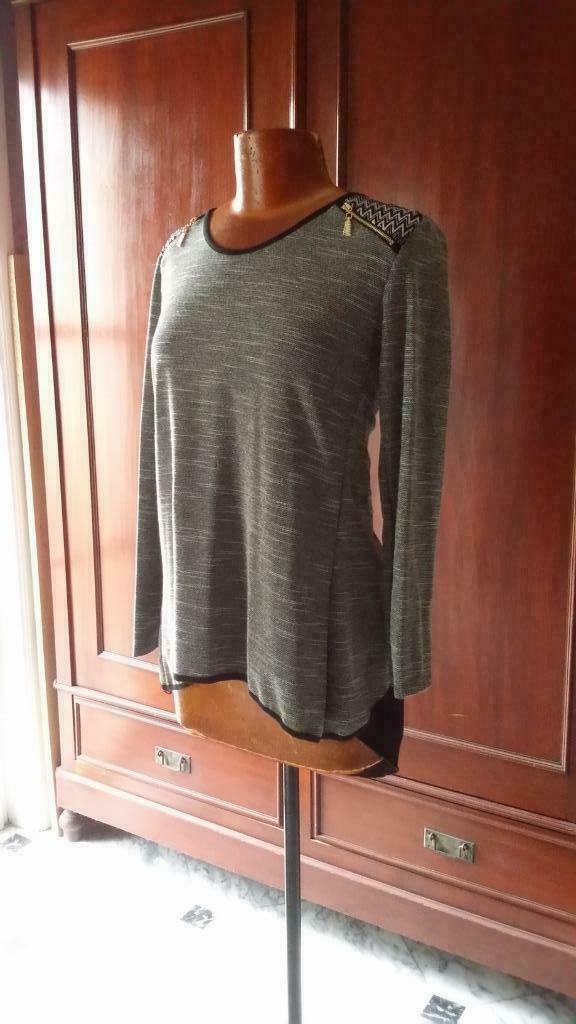 Trui grijs / zwart merkkledij Mexx nieuw, Kleding | Dames, Maat 38/40 (M), Mexx, Nieuw, Ophalen of Verzenden