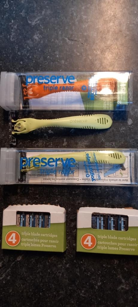 Nieuwe scheermesjes van Preserve, Ophalen of Verzenden, Nieuw