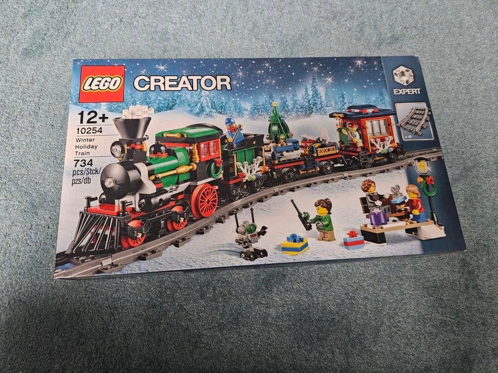 Lego 10254 Le train de Noël, Enlèvement ou Envoi, Neuf, Ensemble complet, Lego