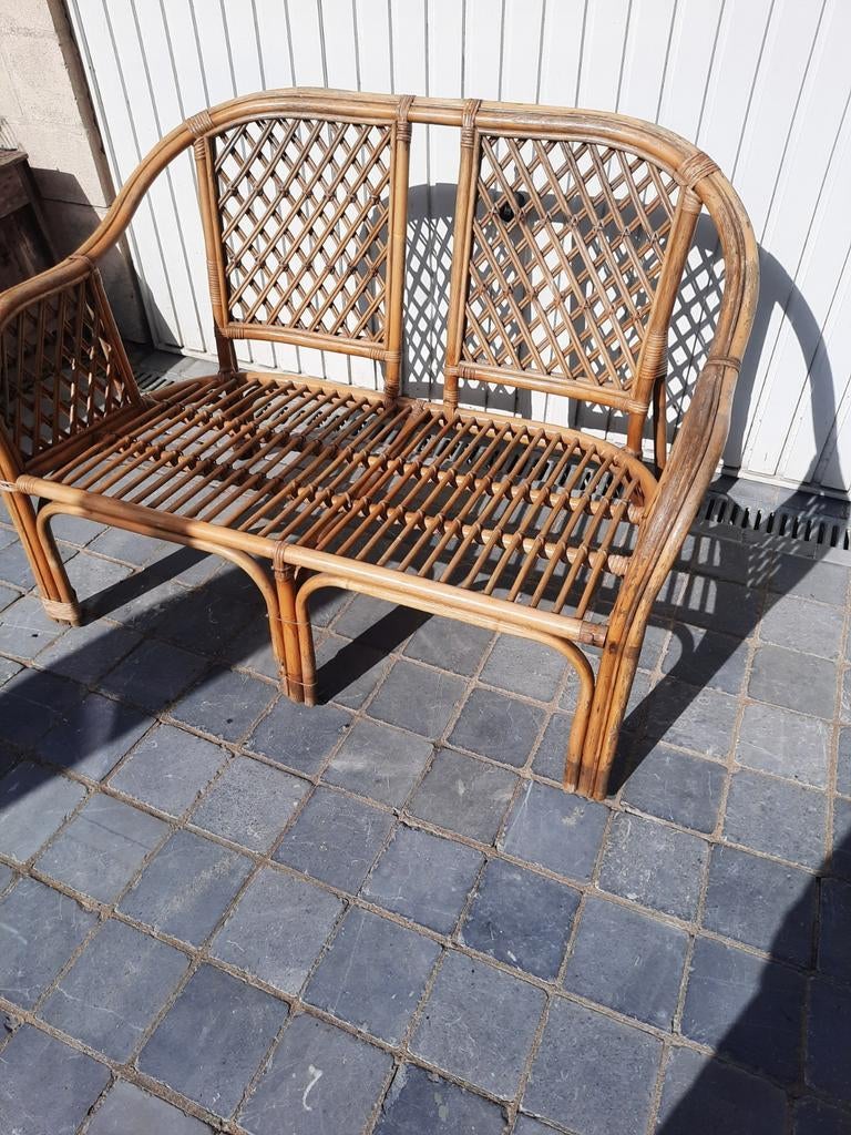 Banc en osier, Jardin & Terrasse, Bancs de jardin, Osier, Enlèvement