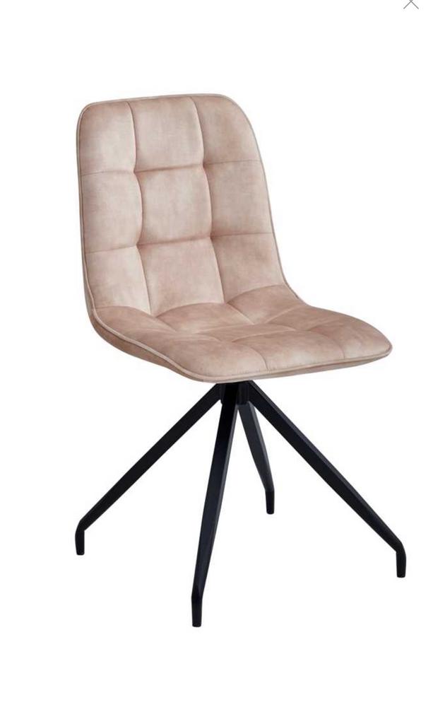 Eetkamerstoel Adoré velvet 4 stuks, Ophalen, Nieuw, Stof, Vier