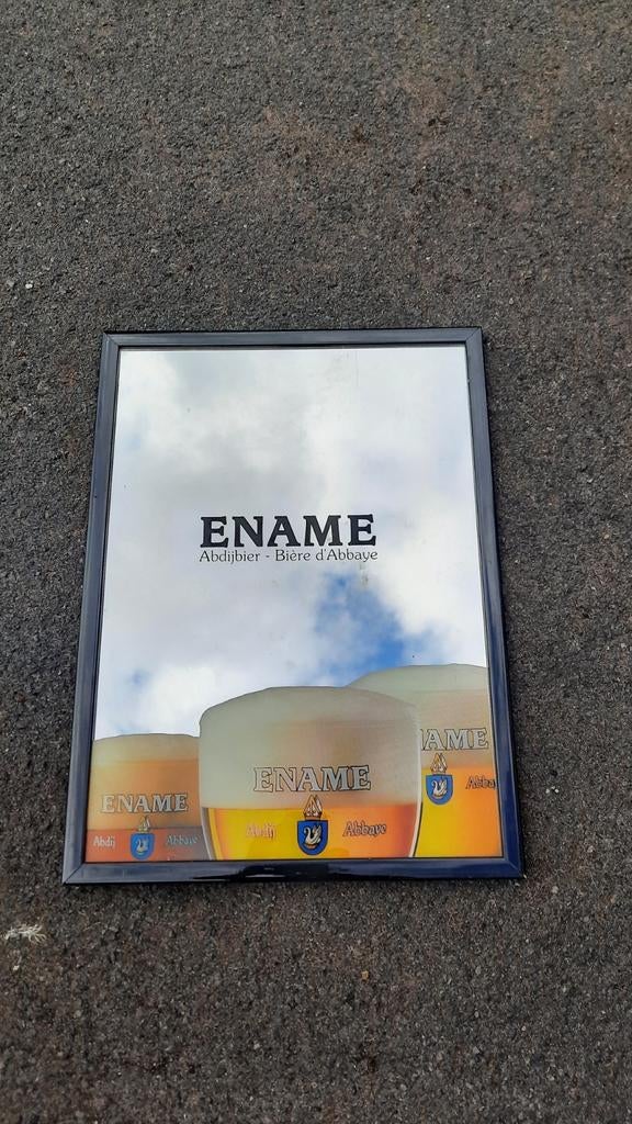 Miroir à bière Ename. En parfait état. 43 cm x 59 cm, Enlèvement, Comme neuf