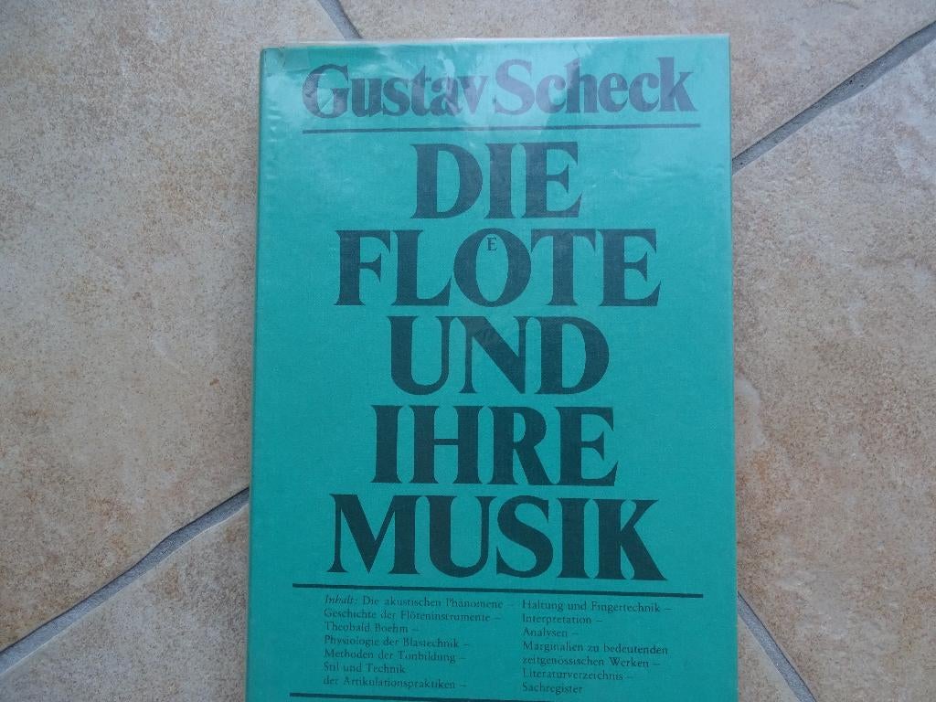 Gustav Scheck (1901–1984) Die Flöte und ihre Musik, Boeken, Muziek, Instrument, Gustav Scheck, Ophalen of Verzenden, Zo goed als nieuw